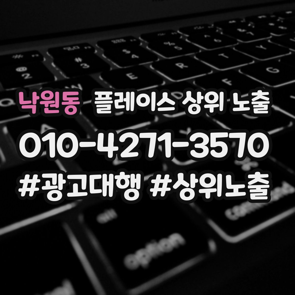 낙원동 플레이스 상위 노출