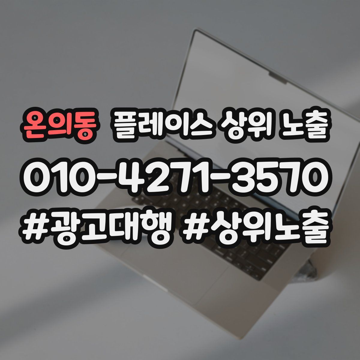 온의동 플레이스 상위 노출