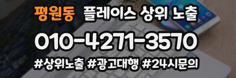 평원동 플레이스 상위 노출