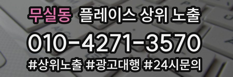 무실동 플레이스 상위 노출