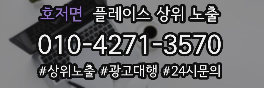호저면 플레이스 상위 노출