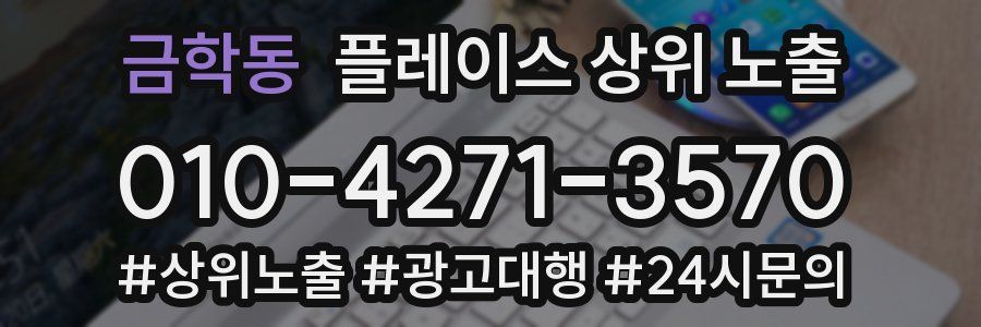 금학동 플레이스 상위 노출