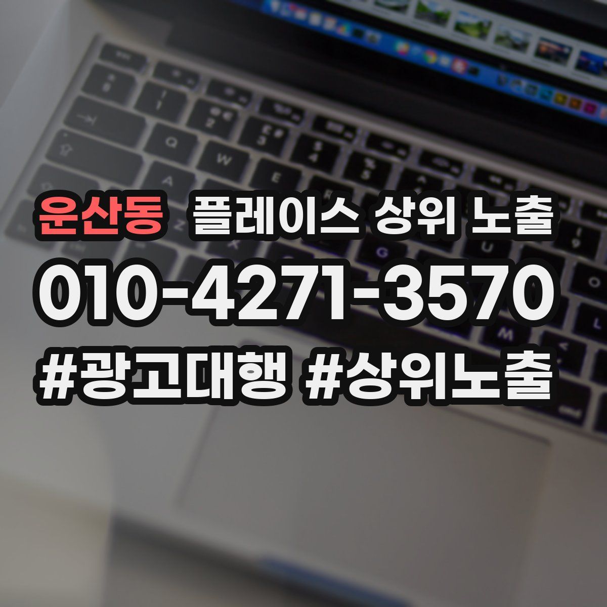 운산동 플레이스 상위 노출