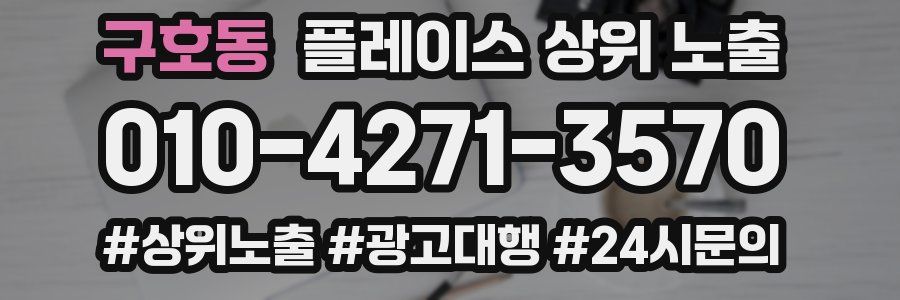 구호동 플레이스 상위 노출