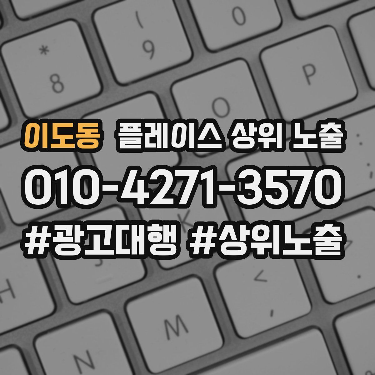 이도동 플레이스 상위 노출