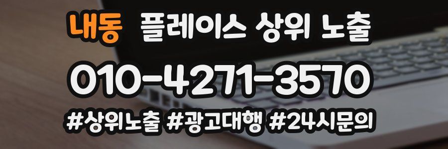 내동 플레이스 상위 노출