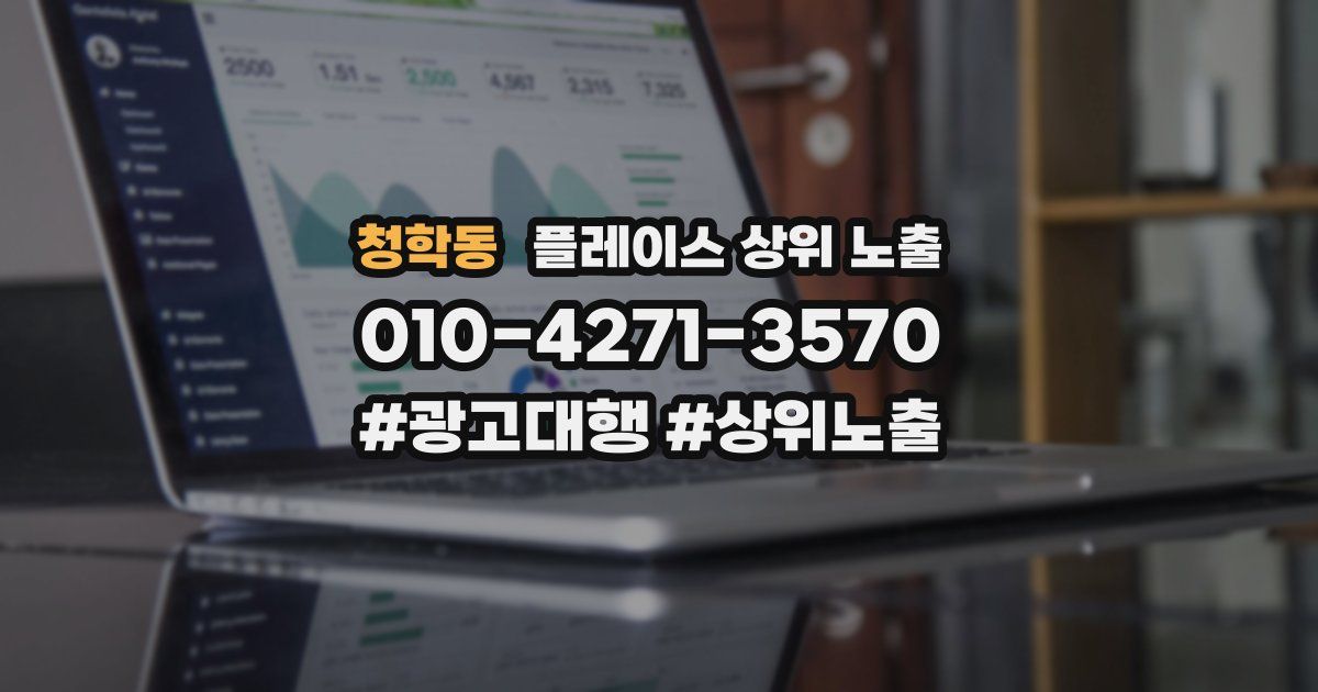 청학동 플레이스 상위 노출