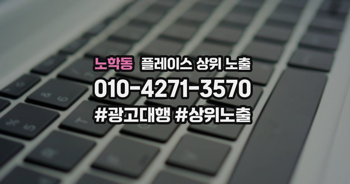 노학동 플레이스 상위 노출