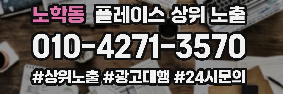 노학동 플레이스 상위 노출