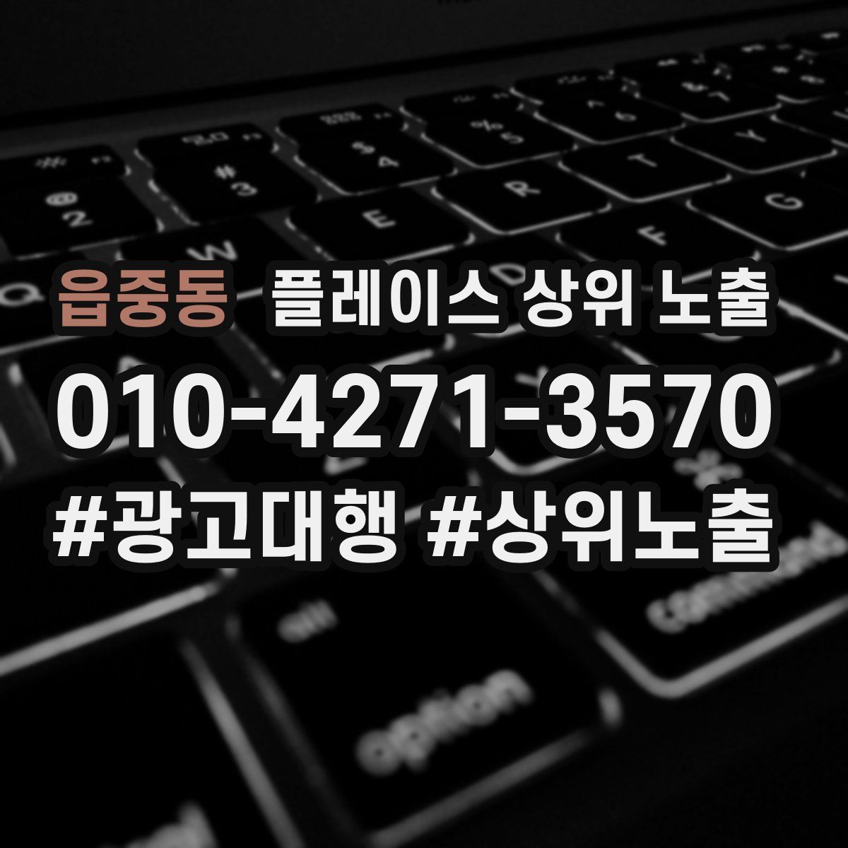 읍중동 플레이스 상위 노출