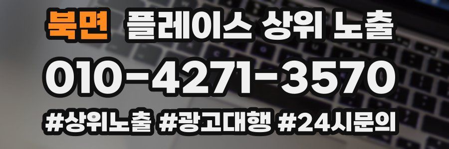 북면 플레이스 상위 노출
