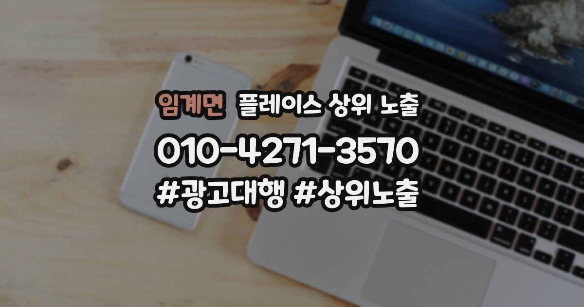 임계면 플레이스 상위 노출