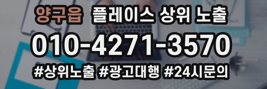 양구읍 플레이스 상위 노출