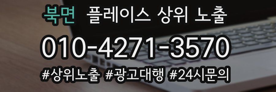 북면 플레이스 상위 노출