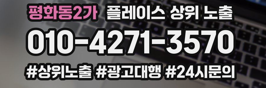 평화동2가 플레이스 상위 노출