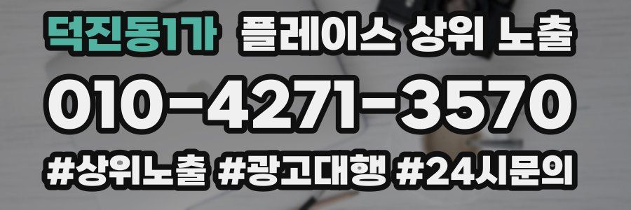 덕진동1가 플레이스 상위 노출