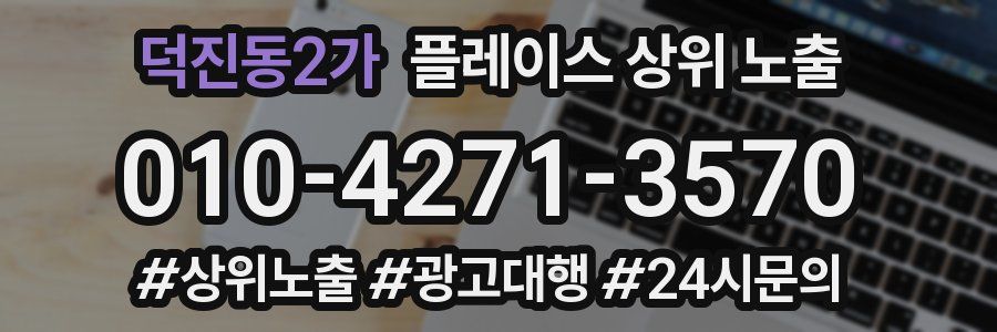 덕진동2가 플레이스 상위 노출