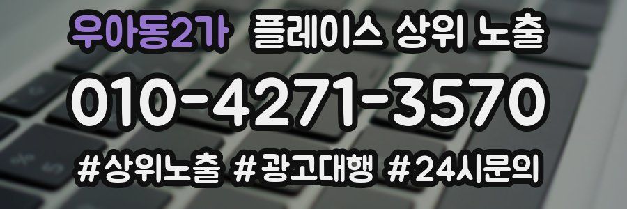 우아동2가 플레이스 상위 노출