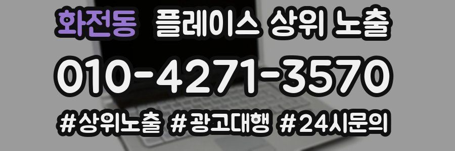 화전동 플레이스 상위 노출