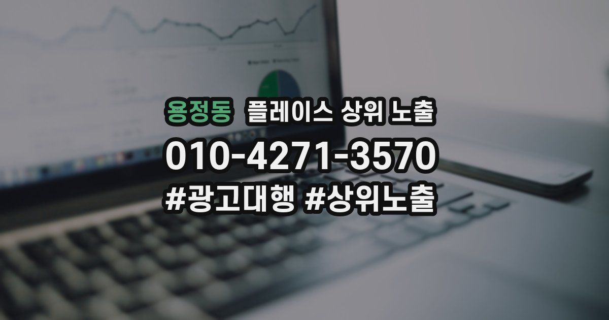 용정동 플레이스 상위 노출