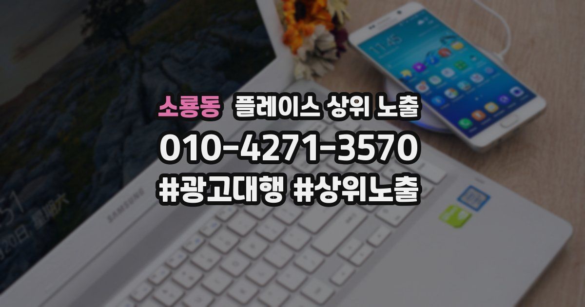 소룡동 플레이스 상위 노출