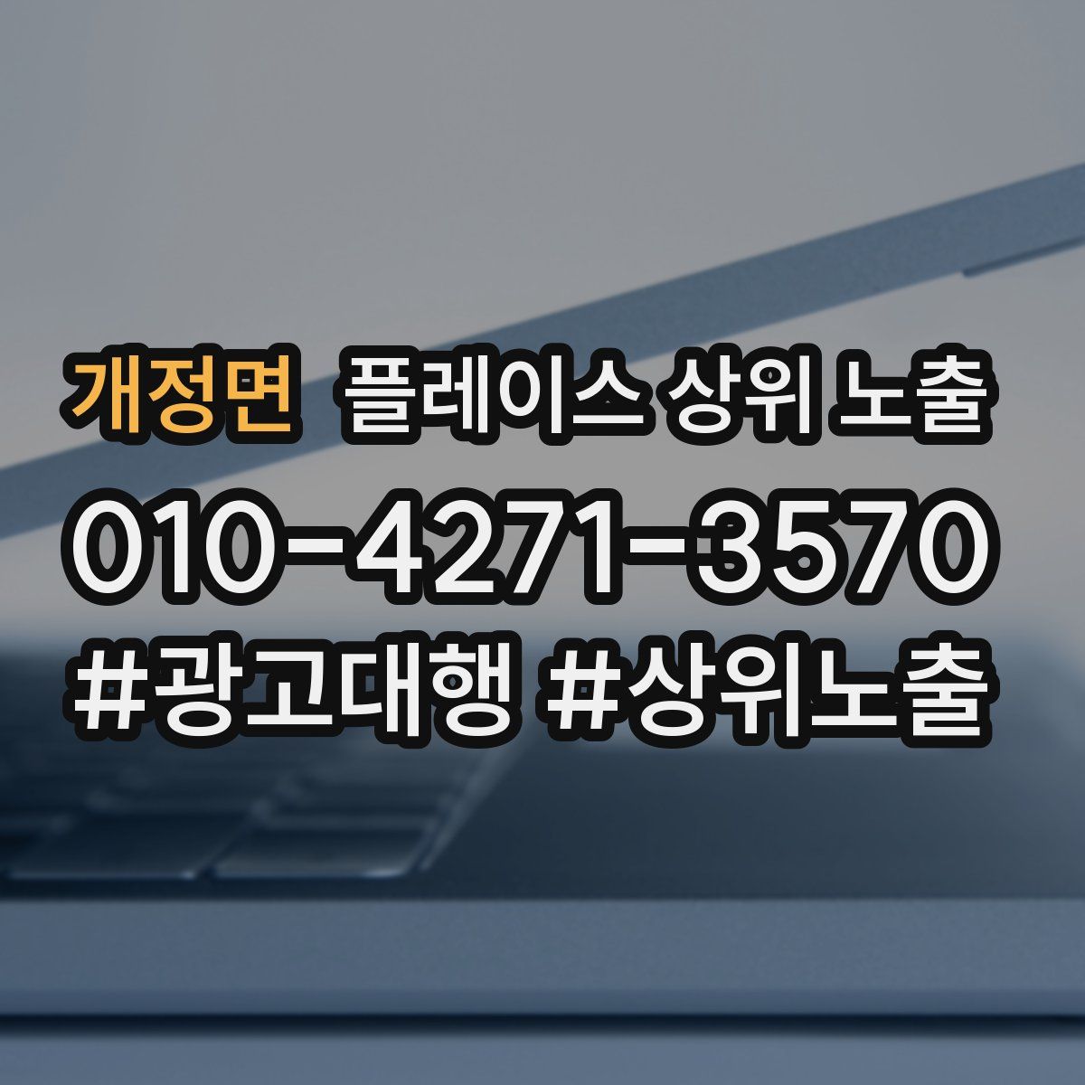 개정면 플레이스 상위 노출