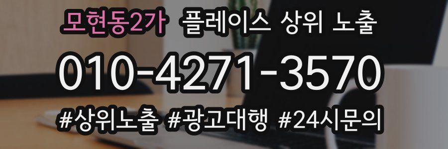 모현동2가 플레이스 상위 노출
