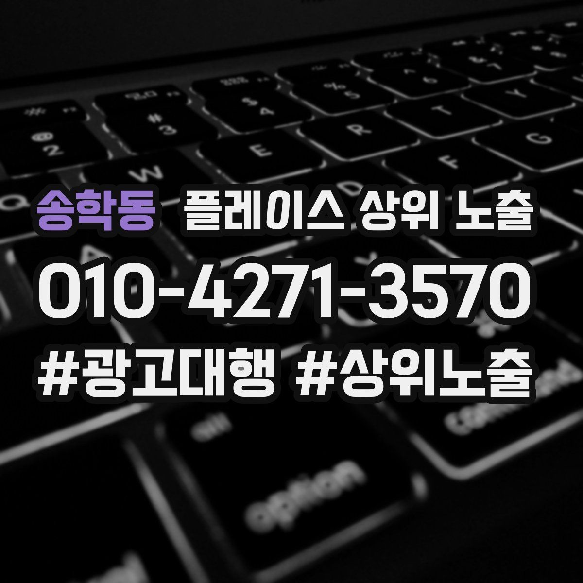 송학동 플레이스 상위 노출 반경을 좁히면 좋아지는 지표