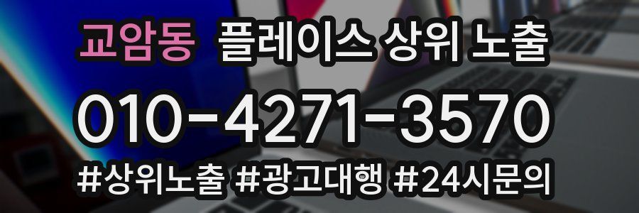 교암동 플레이스 상위 노출