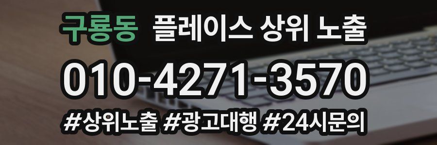 구룡동 플레이스 상위 노출