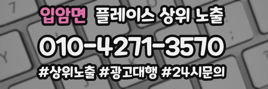 입암면 플레이스 상위 노출