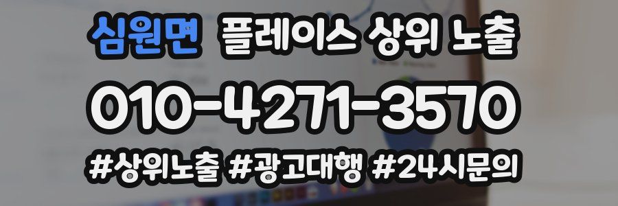 심원면 플레이스 상위 노출