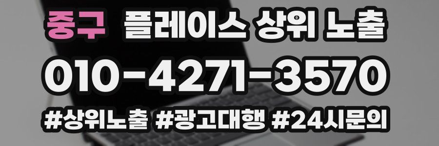 중구 플레이스 상위 노출
