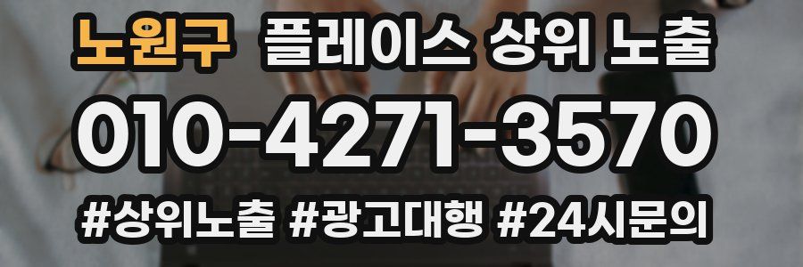 노원구 플레이스 상위 노출