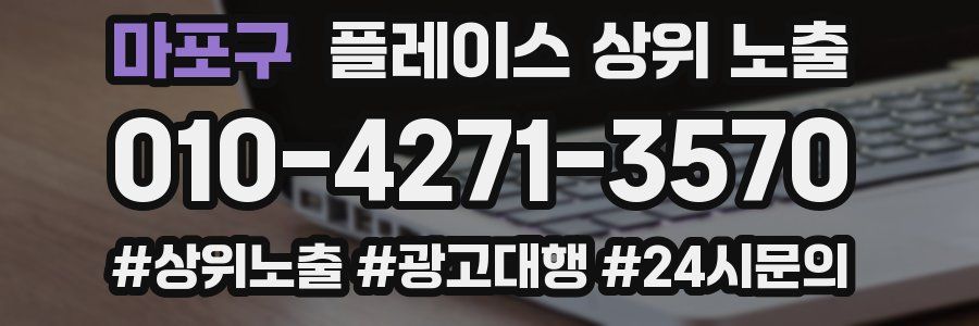 마포구 플레이스 상위 노출