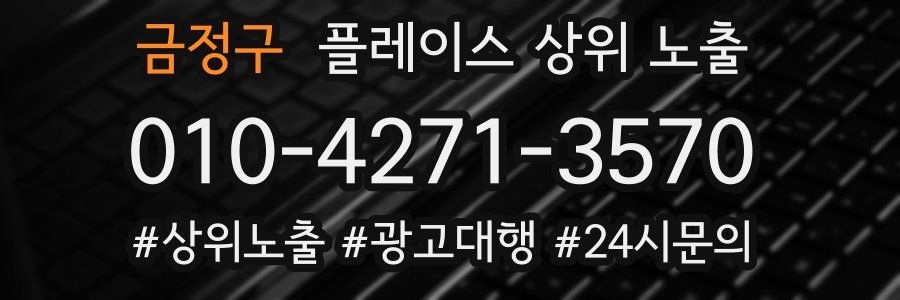 금정구 플레이스 상위 노출