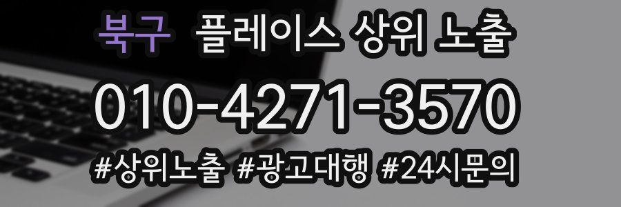 북구 플레이스 상위 노출