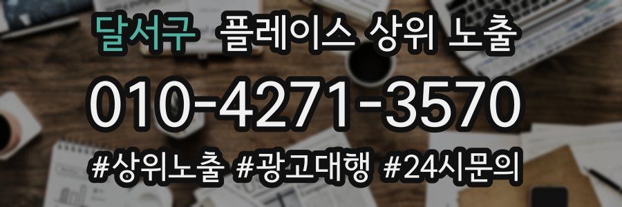 달서구 플레이스 상위 노출