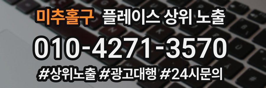 미추홀구 플레이스 상위 노출