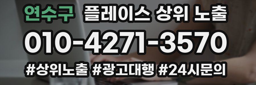 연수구 플레이스 상위 노출