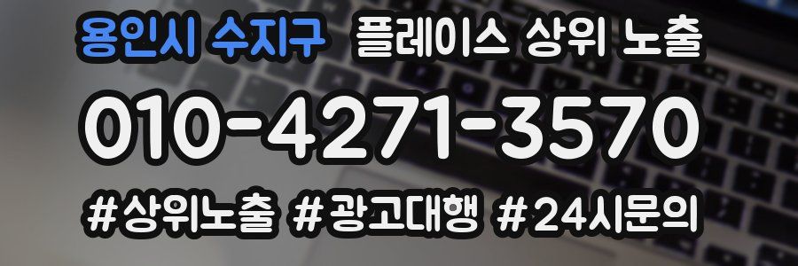 용인시 수지구 플레이스 상위 노출