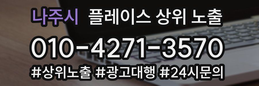 나주시 플레이스 상위 노출