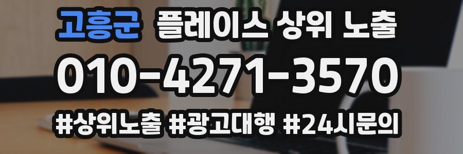 고흥군 플레이스 상위 노출