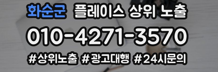 화순군 플레이스 상위 노출
