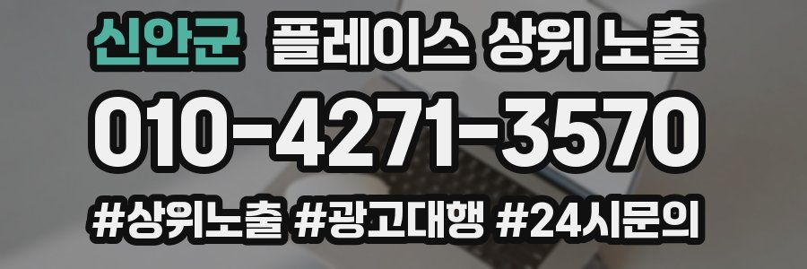 신안군 플레이스 상위 노출