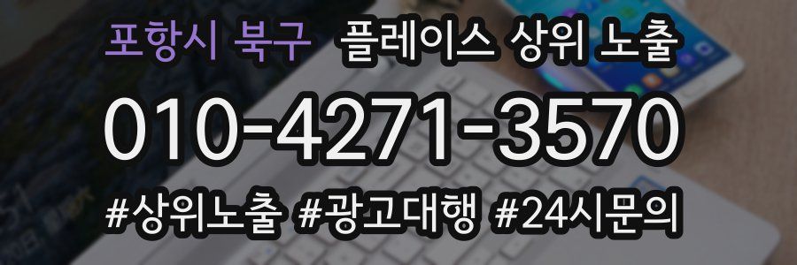 포항시 북구 플레이스 상위 노출