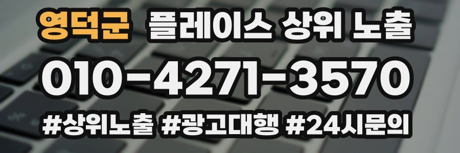 영덕군 플레이스 상위 노출