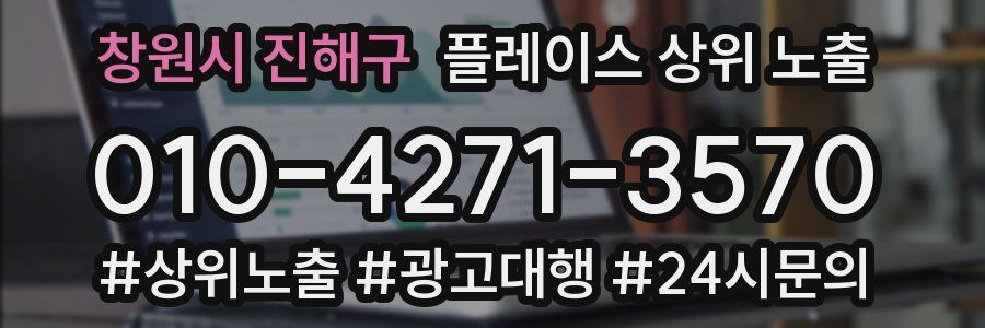 창원시 진해구 플레이스 상위 노출
