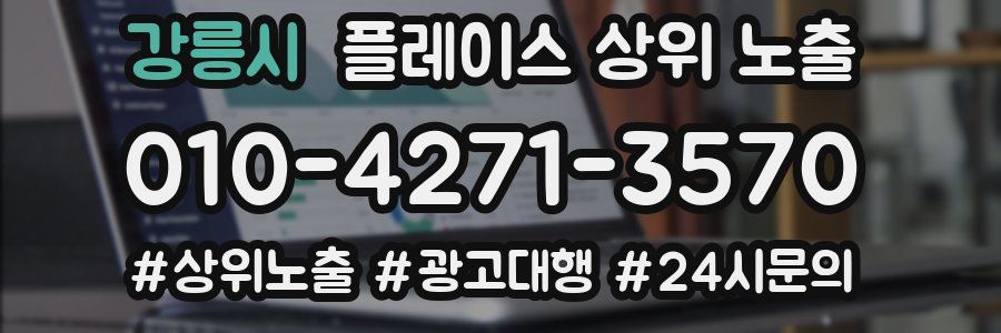 강릉시 플레이스 상위 노출
