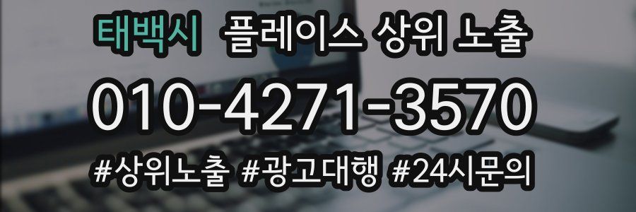 태백시 플레이스 상위 노출